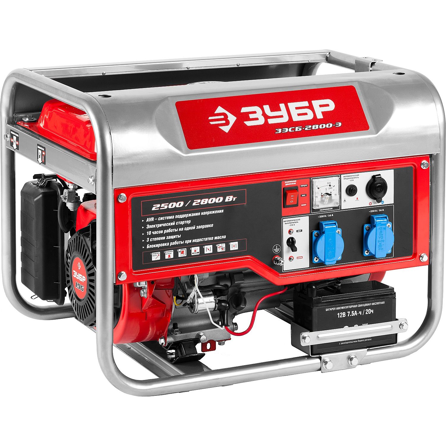 Генератор бензиновый ЗЭСБ-2800-Э