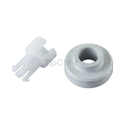 Колесо (ролик) с фиксатором верхнего ящика для посудомоечной машины Indesit C00104640